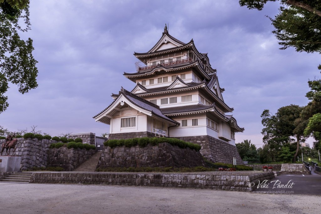 The picturesque Chiba Castle