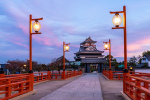 Evening at Kiyosu Castle